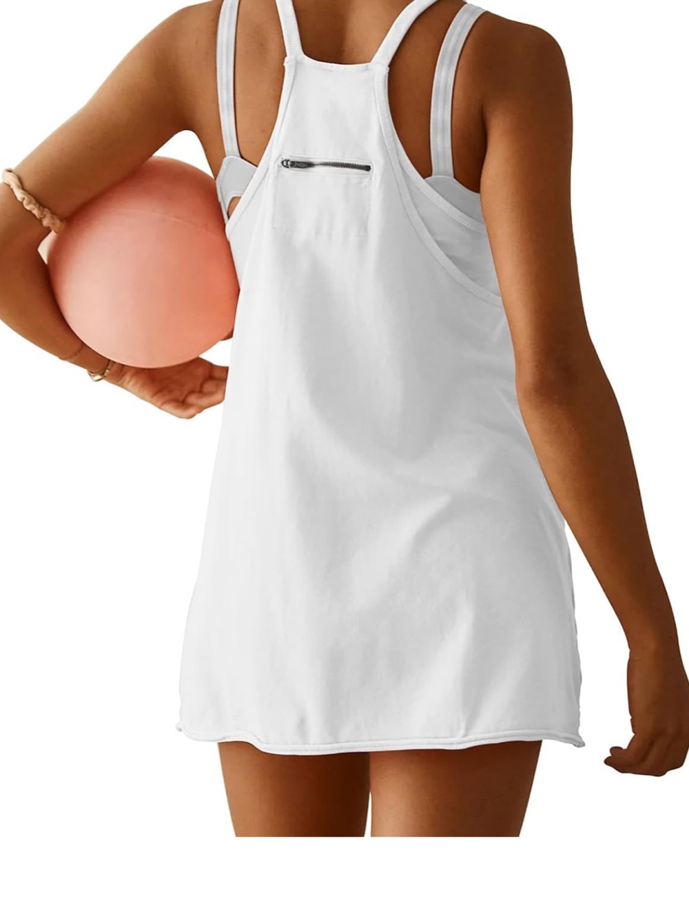 White Women’s Romper Dress
